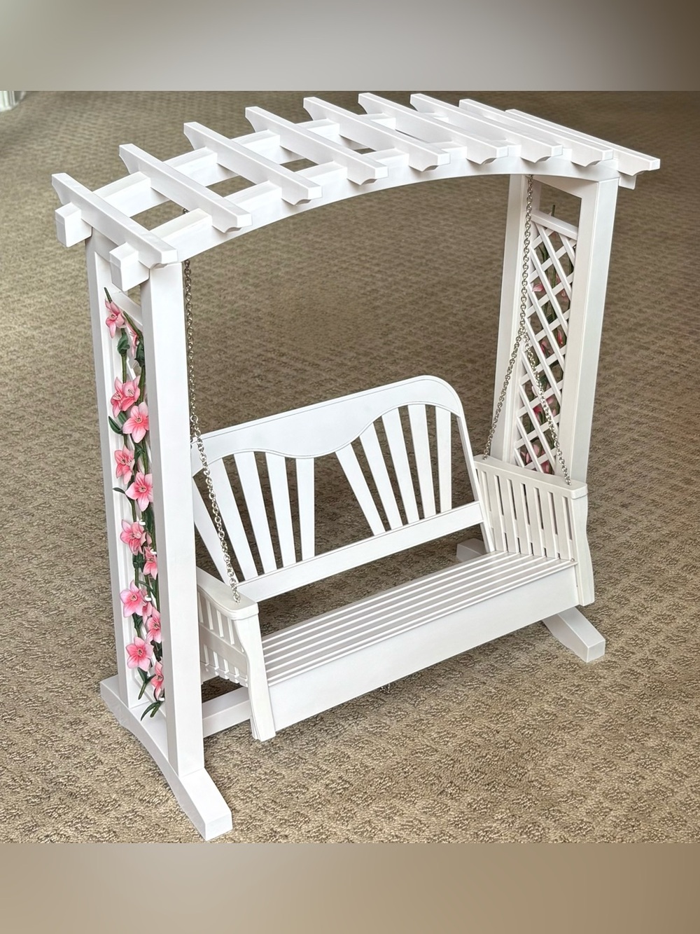 American Girl Doll Trellis Swing